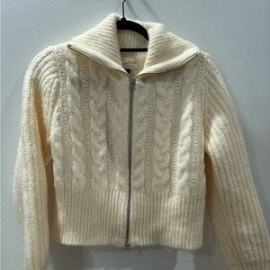 Cozy Cream Cable Knit Sweater